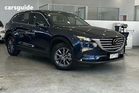 Blue 2020 Mazda CX-9 Wagon Touring (fwd)