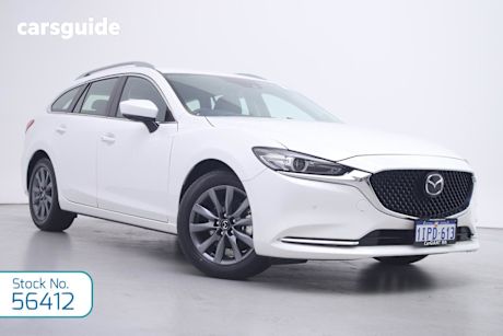 White 2025 Mazda 6 Wagon G25 Touring