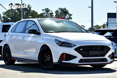 White 2024 Hyundai I30 Hatchback N Premium With Sunroof