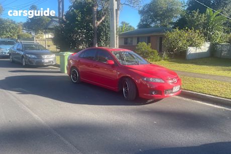 Red 2006 Mazda 6 Hatchback Luxury Sports