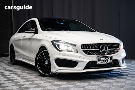 White 2014 Mercedes-Benz CLA200 Coupe