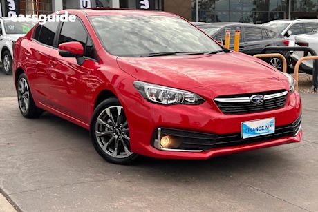 Red 2023 Subaru Impreza Sedan 2.0I Premium (awd)