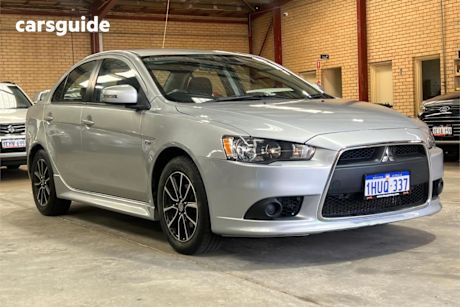 Silver 2015 Mitsubishi Lancer Sedan ES Sport