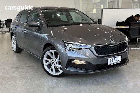 Grey 2022 Skoda Scala Hatchback Signature 110TSI