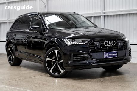 Black 2020 Audi Q7 Wagon 50 TDI Quattro (hybrid)