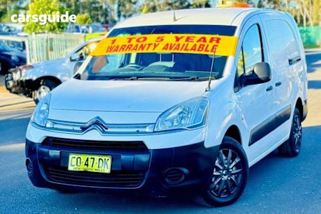 White 2013 Citroen Berlingo Van 1.6 HDI Long