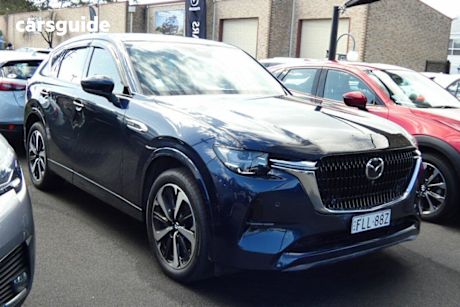Blue 2023 Mazda CX-60 Wagon G40E Azami Hybrid