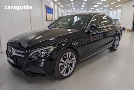 Black 2017 Mercedes-Benz C200 Sedan