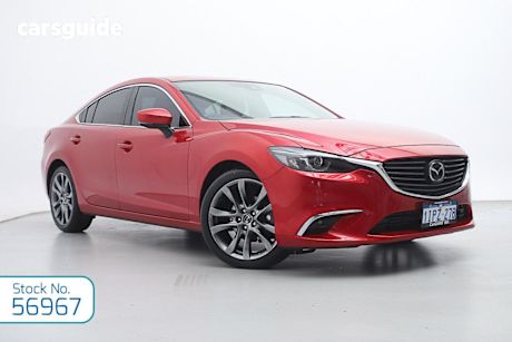 Red 2017 Mazda 6 Sedan Atenza