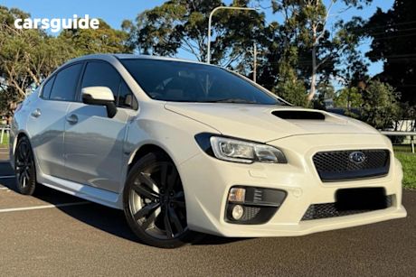 White 2016 Subaru WRX Sedan (AWD)