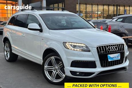 White 2012 Audi Q7 Wagon 3.0 TDI Quattro