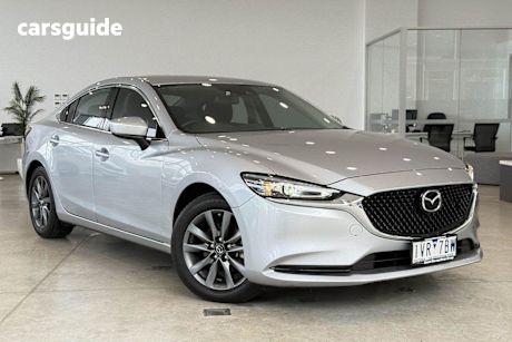 Silver 2022 Mazda 6 Sedan Sport