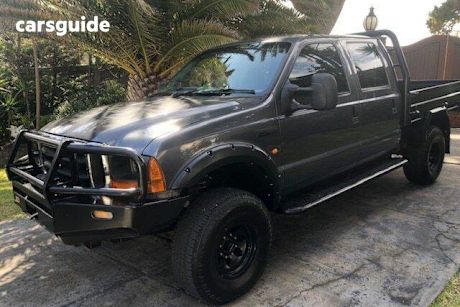Grey 2005 Ford F250 Ute Tray XLT 3.2 4X4