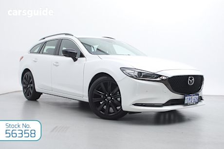 White 2024 Mazda 6 Wagon G35 GT SP
