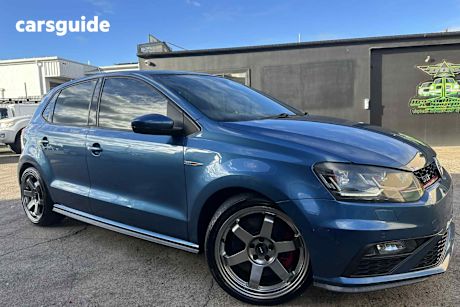 Blue 2015 Volkswagen Polo Hatchback GTI
