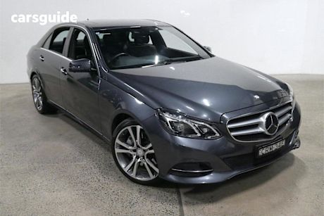 Grey 2014 Mercedes-Benz E400 Sedan