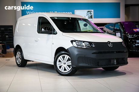 White 2025 Volkswagen Caddy Commercial TSI220 Cargo SWB DSG