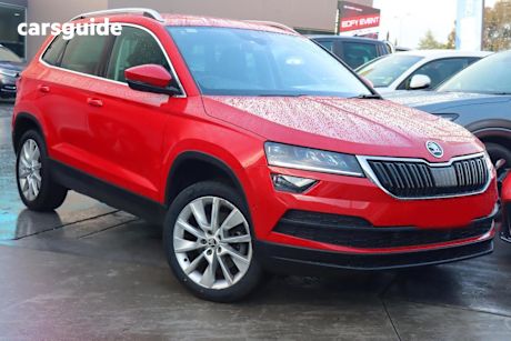 Red 2018 Skoda Karoq Wagon 1.5 TSI