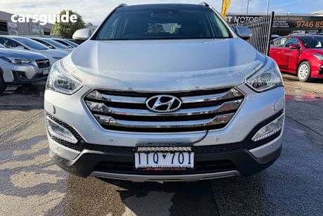 White 2015 Hyundai Santa FE Wagon Highlander Crdi (4X4)