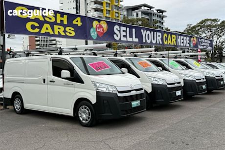 White 2019 Toyota Hiace Van LWB