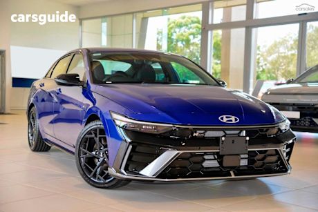 Blue 2025 Hyundai I30 Sedan N Line