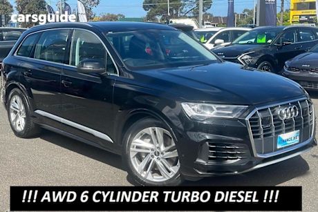 Black 2022 Audi Q7 Wagon 50 TDI Quattro Mhev