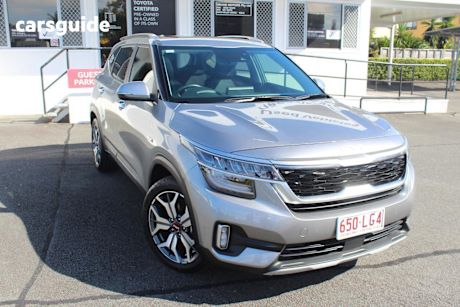 Grey 2022 Kia Seltos Wagon GT Line (awd)