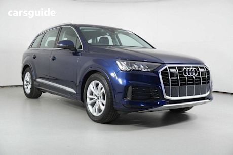 Blue 2023 Audi Q7 Wagon 45 TDI Quattro Mhev