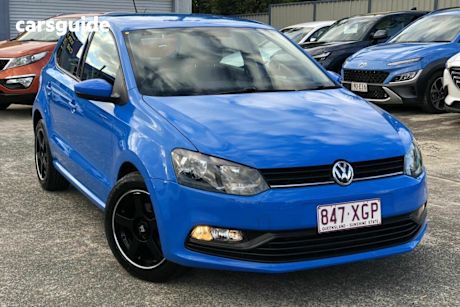 Blue 2016 Volkswagen Polo Hatchback 66 TSI Trendline