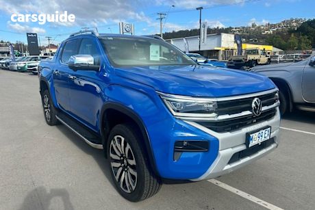 Blue 2024 Volkswagen Amarok Dual Cab Utility Aventura TDI600 4Motion