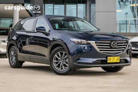 Blue 2023 Mazda CX-9 Wagon Touring (fwd)