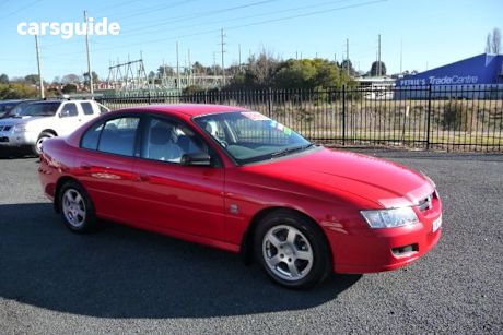Red 2004 Holden Commodore Sedan Executive