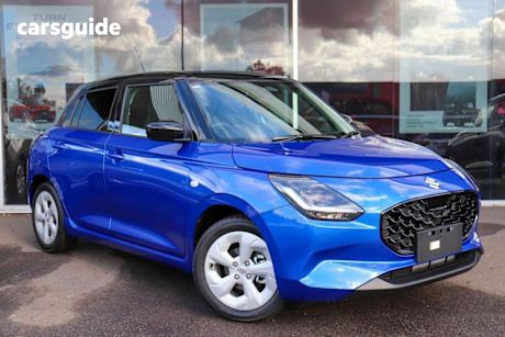 Blue 2024 Suzuki Swift Hatchback Hybrid Plus