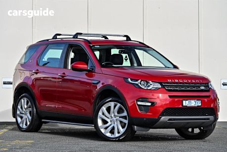 Red 2017 Land Rover Discovery Sport Wagon TD4 150 SE 5 Seat
