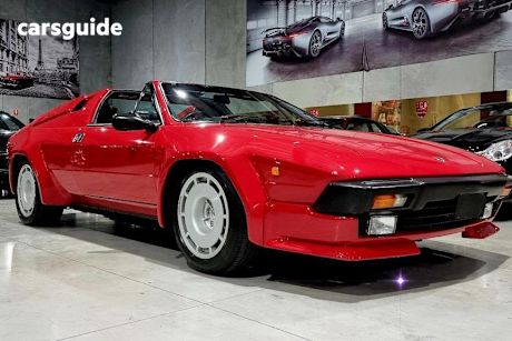 Red 1985 Lamborghini Jalpa Coupe 3500