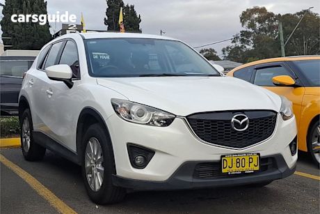 White 2013 Mazda CX-5 Wagon Maxx Sport (4X4)