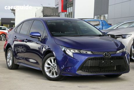 Blue 2022 Toyota Corolla Sedan Ascent Sport + Navigation