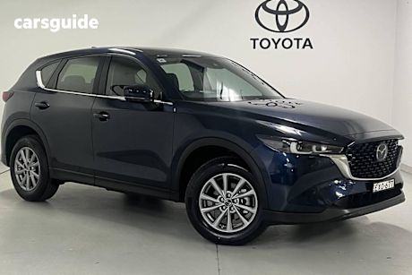 Blue 2022 Mazda CX-5 Wagon Maxx Sport (awd)
