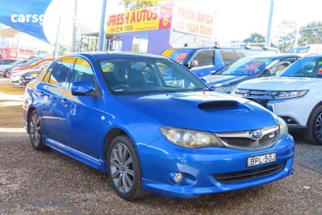 Blue 2009 Subaru Impreza Sedan WRX (awd)