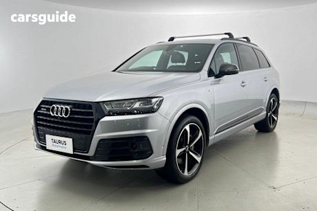 Grey 2020 Audi Q7 Wagon 50 TDI Quattro S Line (hybrid)