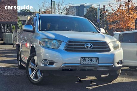 White 2007 Toyota Kluger Wagon GSU40R KX-S Wagon 7st 5dr Spts Auto 5sp 2WD 795kg 3.5i