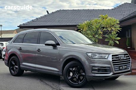 Grey 2016 Audi Q7 Wagon 3.0 TDI Quattro