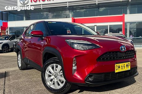 Red 2022 Toyota Yaris Cross Wagon GX Hybrid