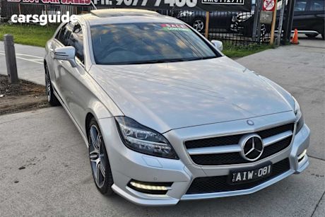 Silver 2014 Mercedes-Benz CLS350 Coupe CDI