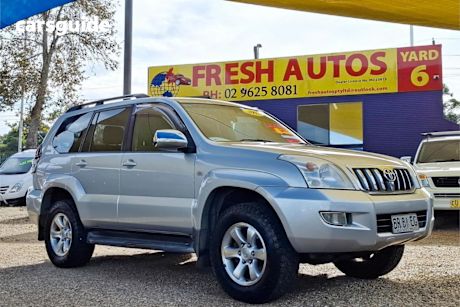 Silver 2007 Toyota Landcruiser Prado Wagon GXL (4X4)