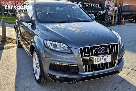 Grey 2013 Audi Q7 Wagon 3.0 TDI Quattro