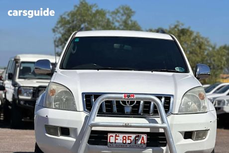White 2007 Toyota Landcruiser Prado Wagon GXL (4X4)