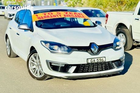White 2015 Renault Megane Hatchback GT-Line