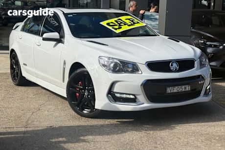 White 2016 Holden Commodore Sedan SS-V Redline