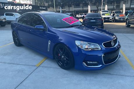 Blue 2016 Holden Commodore Sedan SS-V Redline